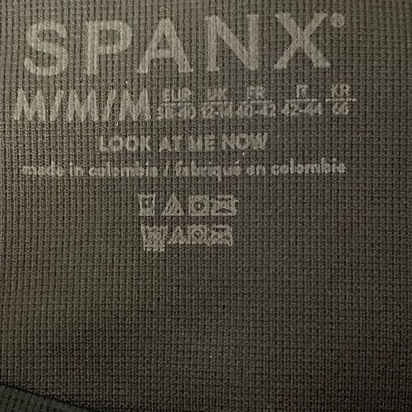 SPANX look at me now black leggings sz M - Picture 4 of 4